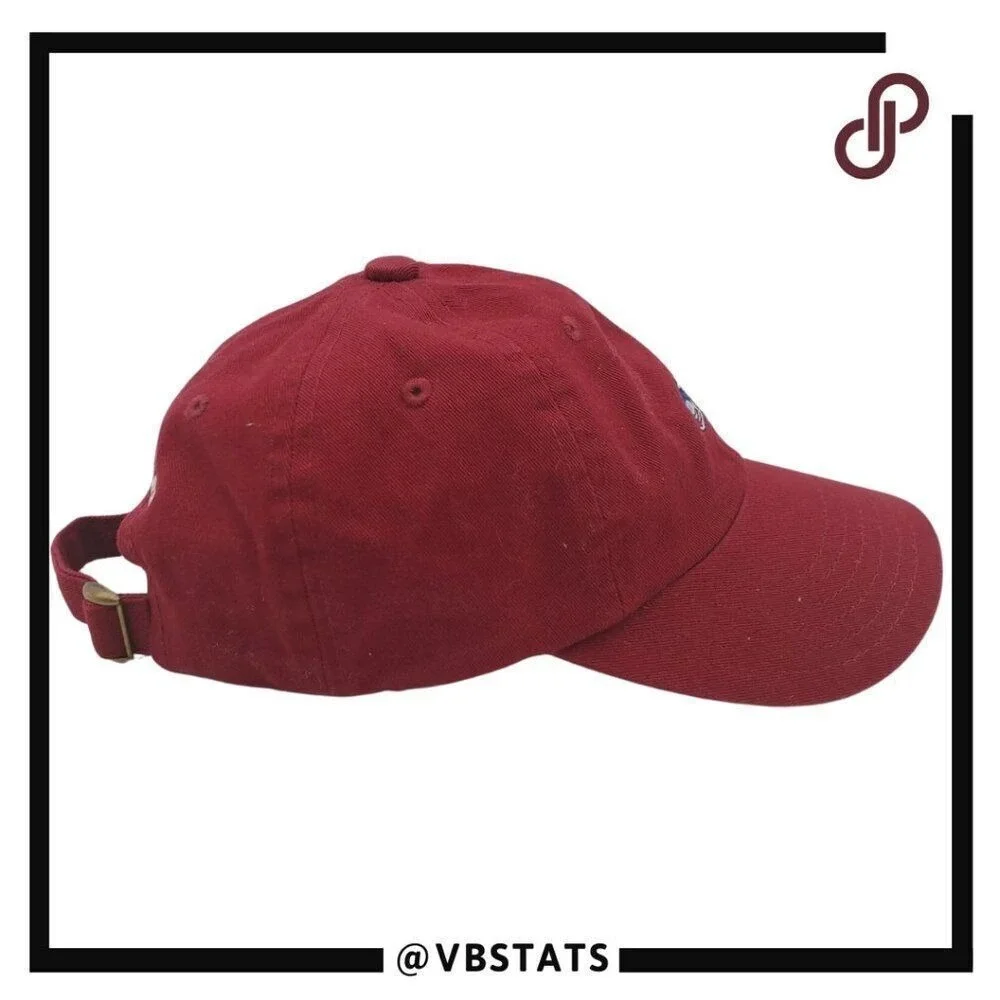 Vineyard‎ Vines Ski Whale Hat Baseball Cap Adjustable Red Kids